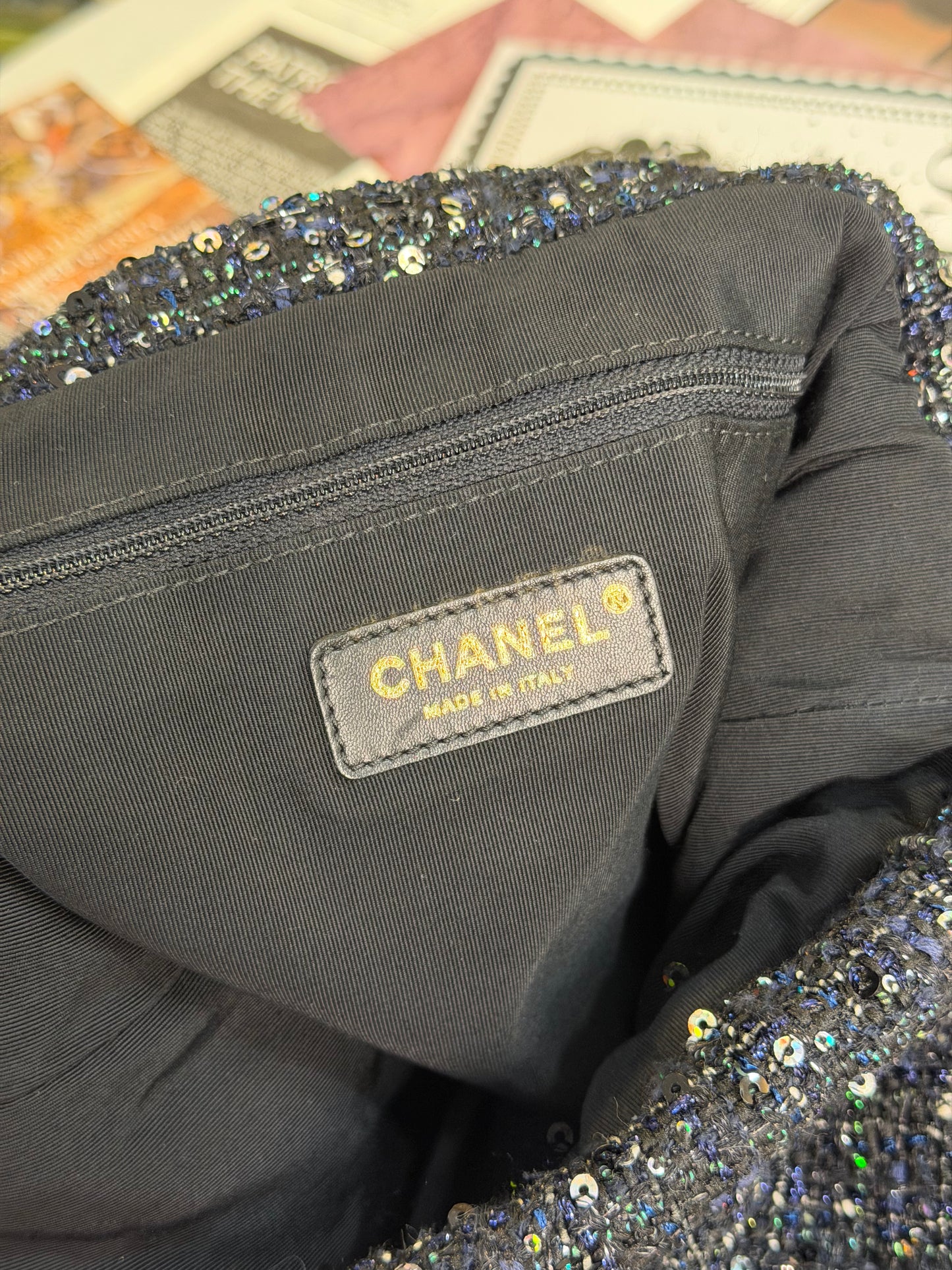 CHANEL TWEED HOBO