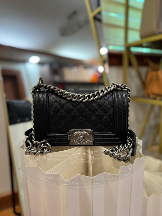 CHANEL LE BOY SMALL CAVIAR