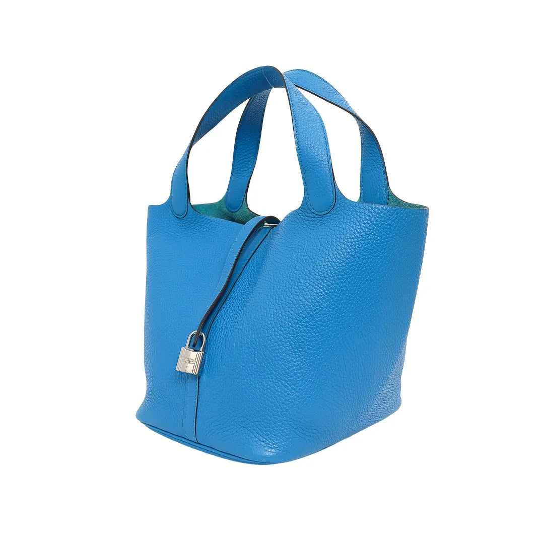 HERMES PICOTIN BLUE