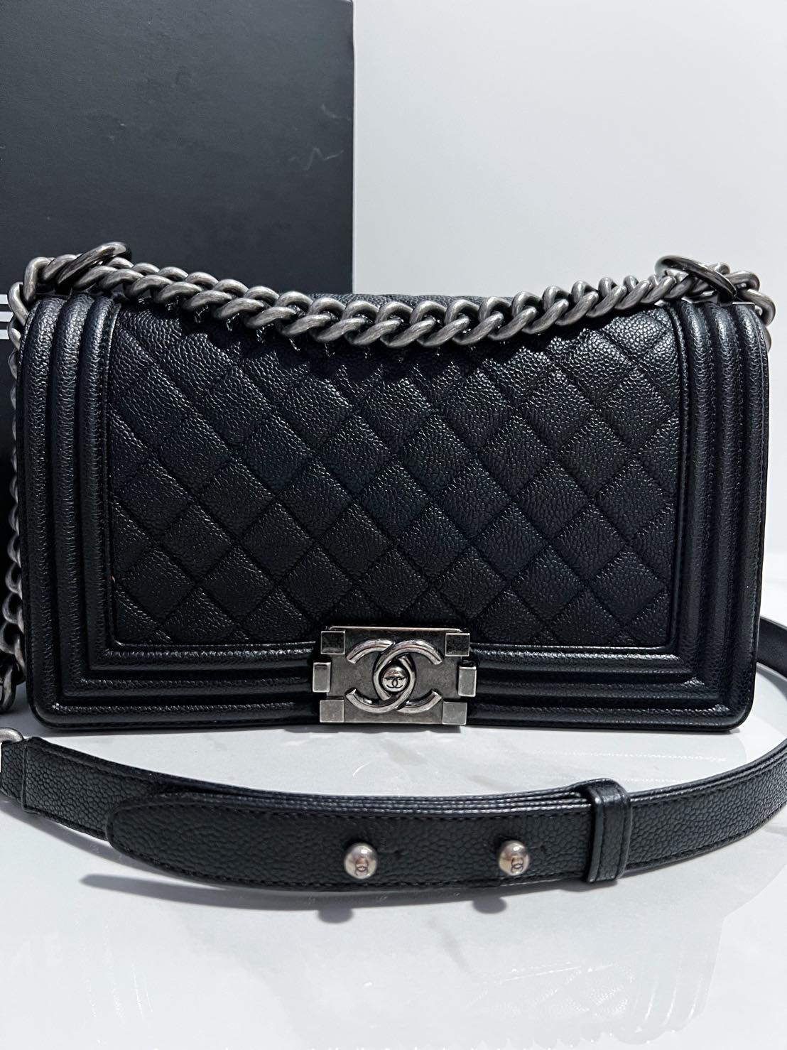 CHANEL LE BOY OLD MEDIUM