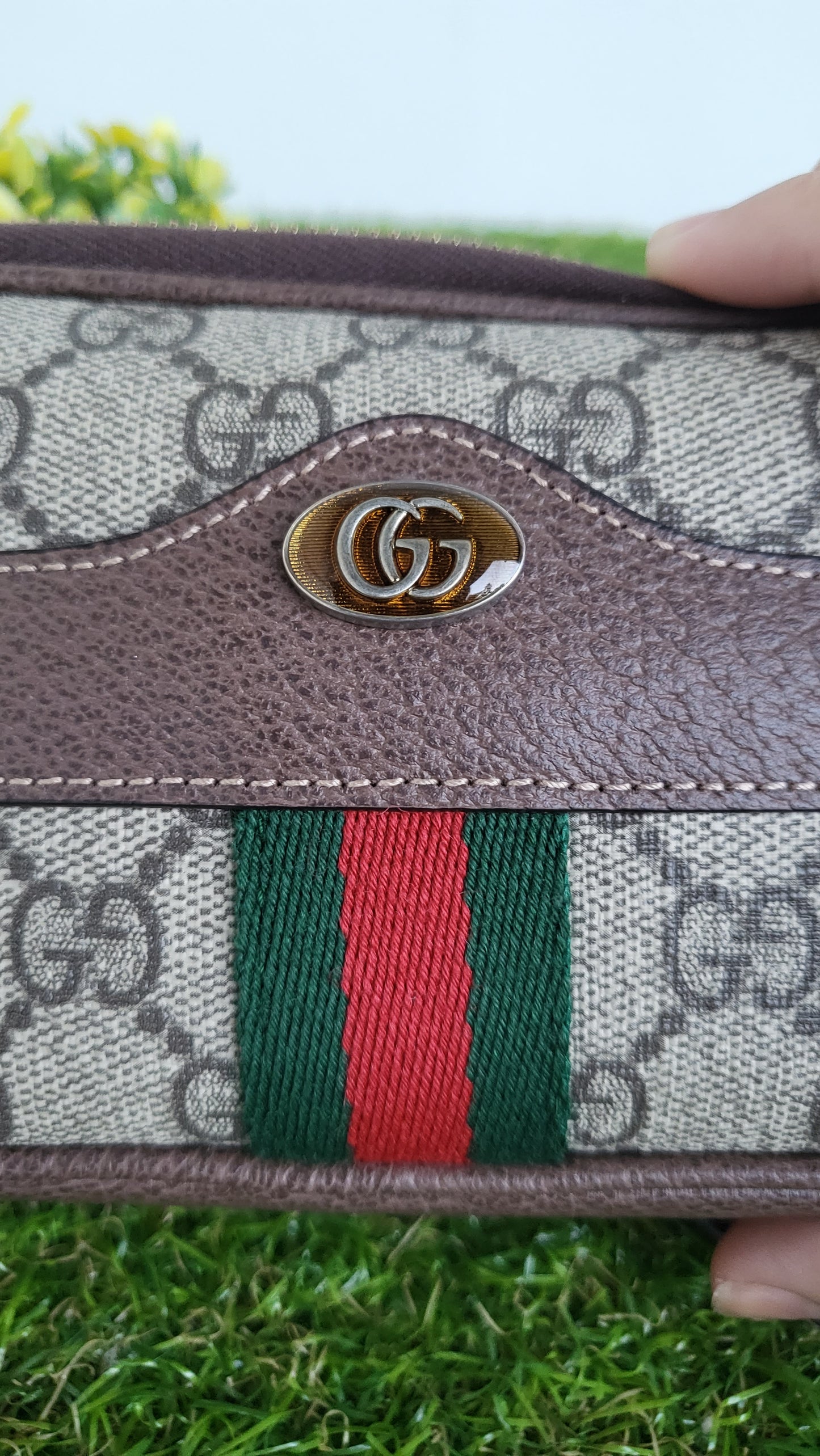 Gucci 3 zip camera bag