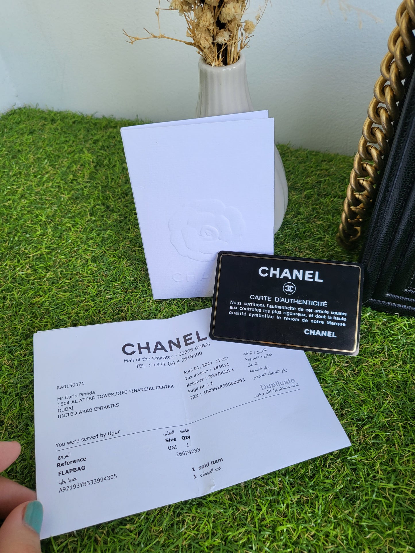 Chanel Le Boy New Medium Black GHW