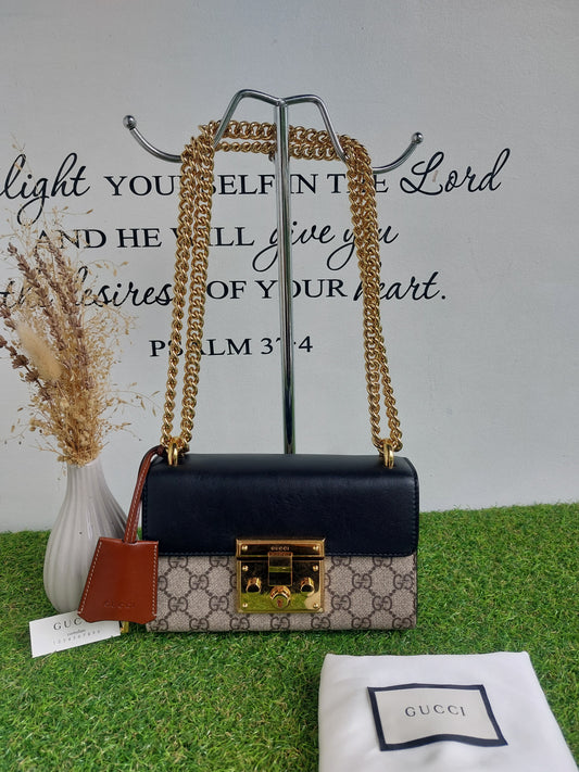 Gucci padlock small flap