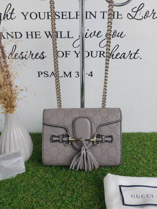 Gucci Emily Mini Guccisima Crossbody