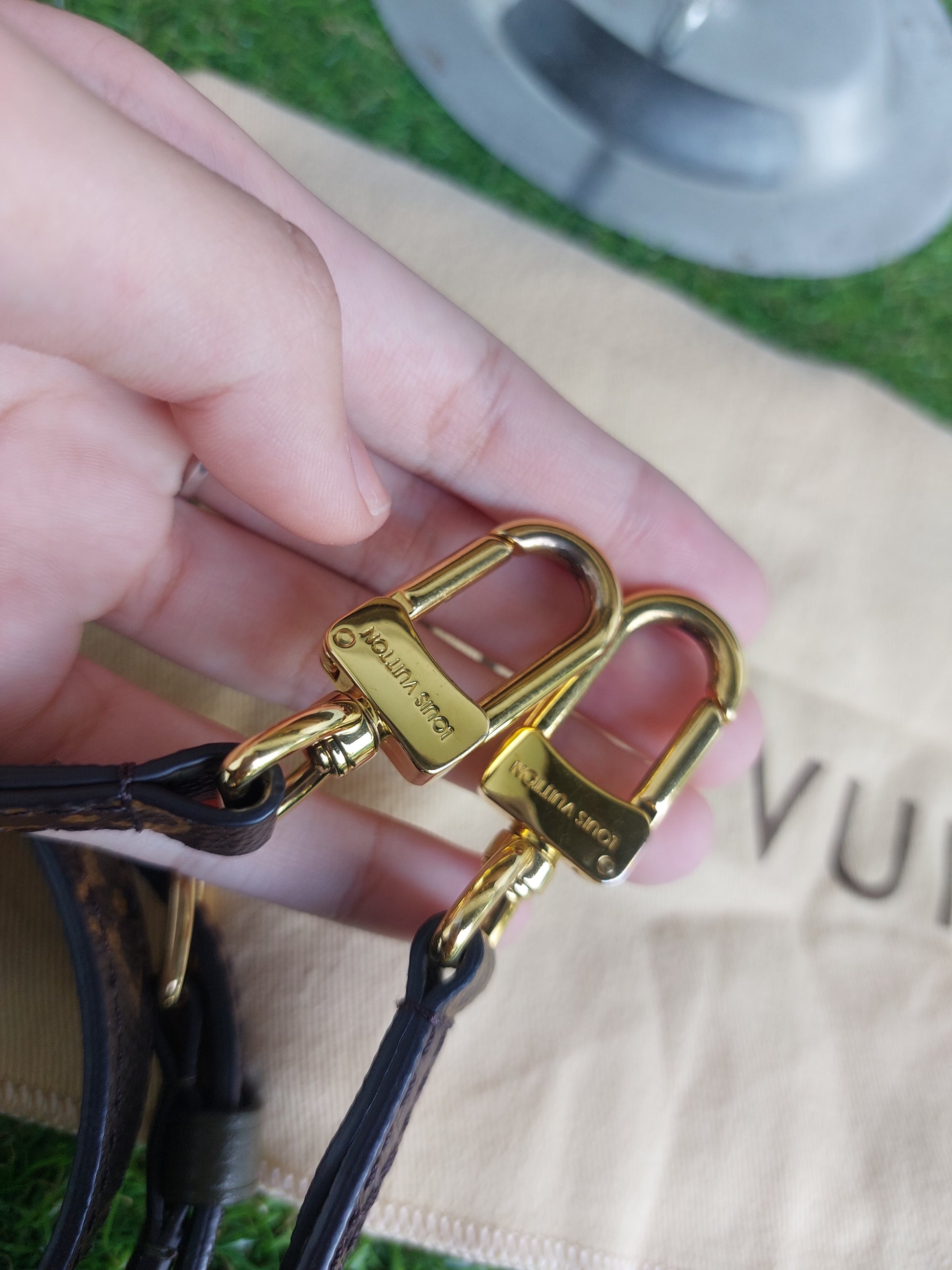 SOLD. Louis Vuitton strap extender