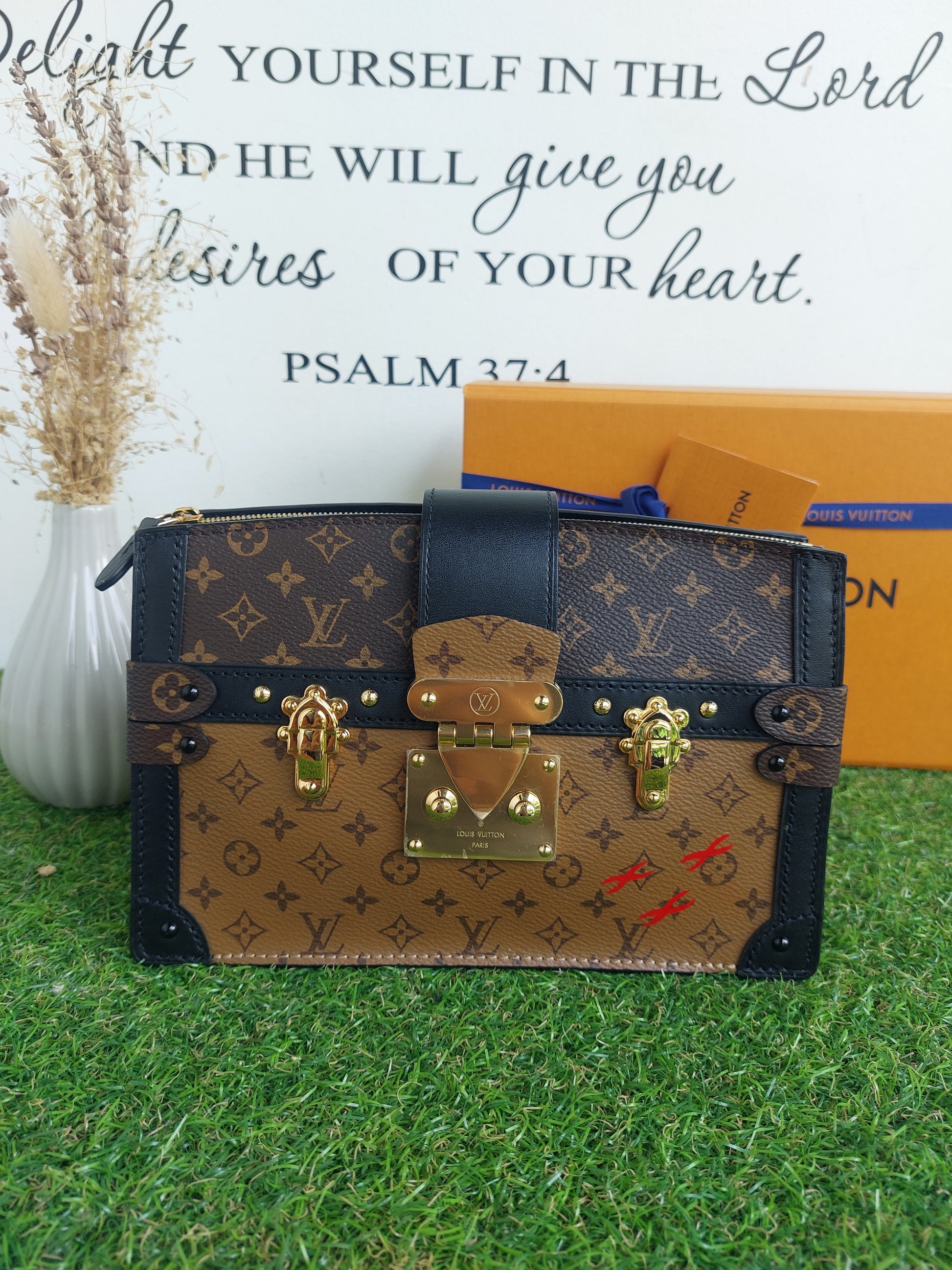 LV Trunk clutch MNG😍 - Evelyn's Collection
