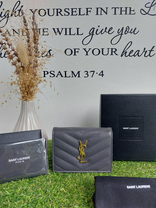 YSL compact wallet/ card holder