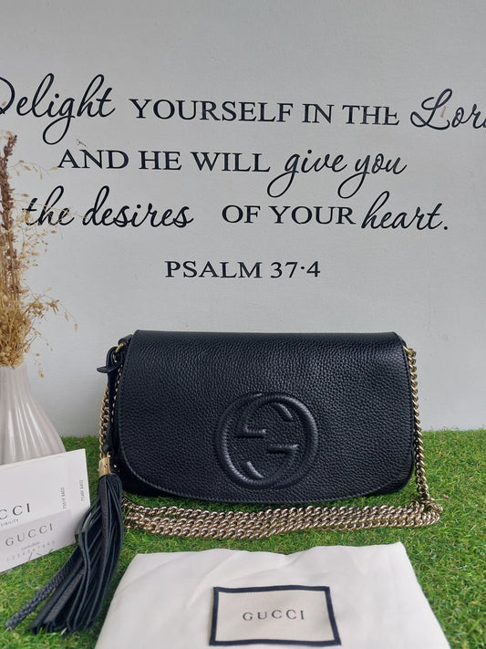 Gucci Soho Crossbody Tassle