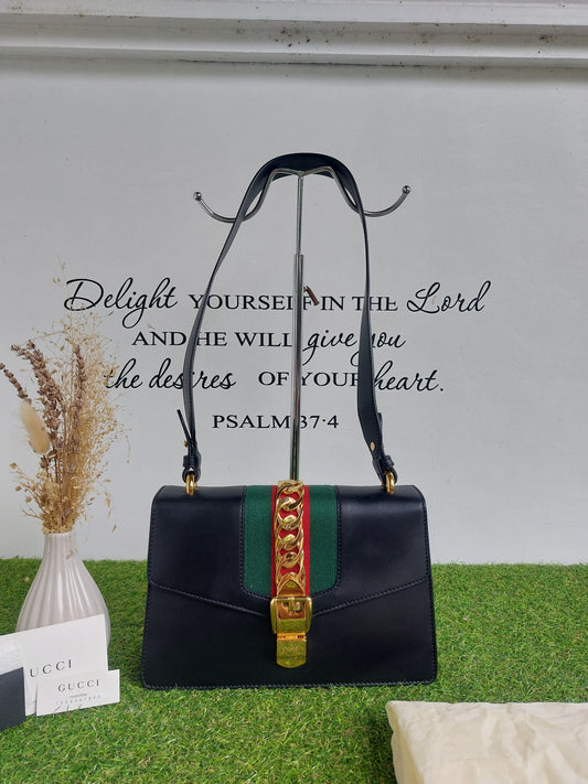 Gucci Small Sylvie Black