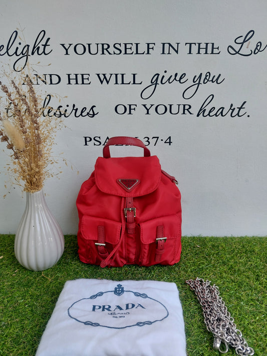 Prada Mini backpack nylon