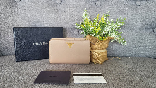 Prada Medium Saffiano Wallet