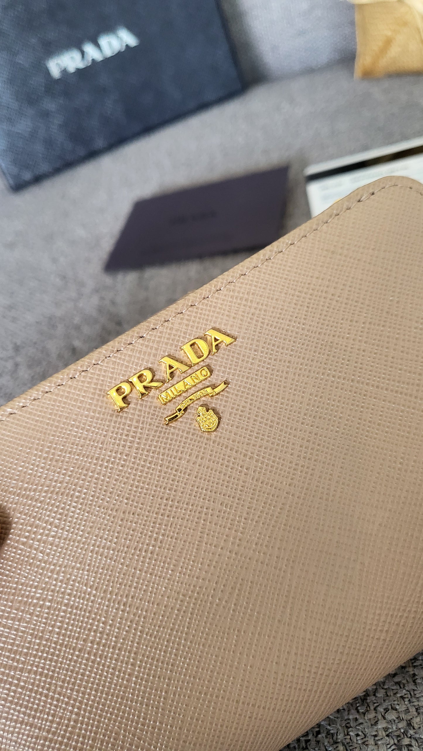 Prada Medium Saffiano Wallet