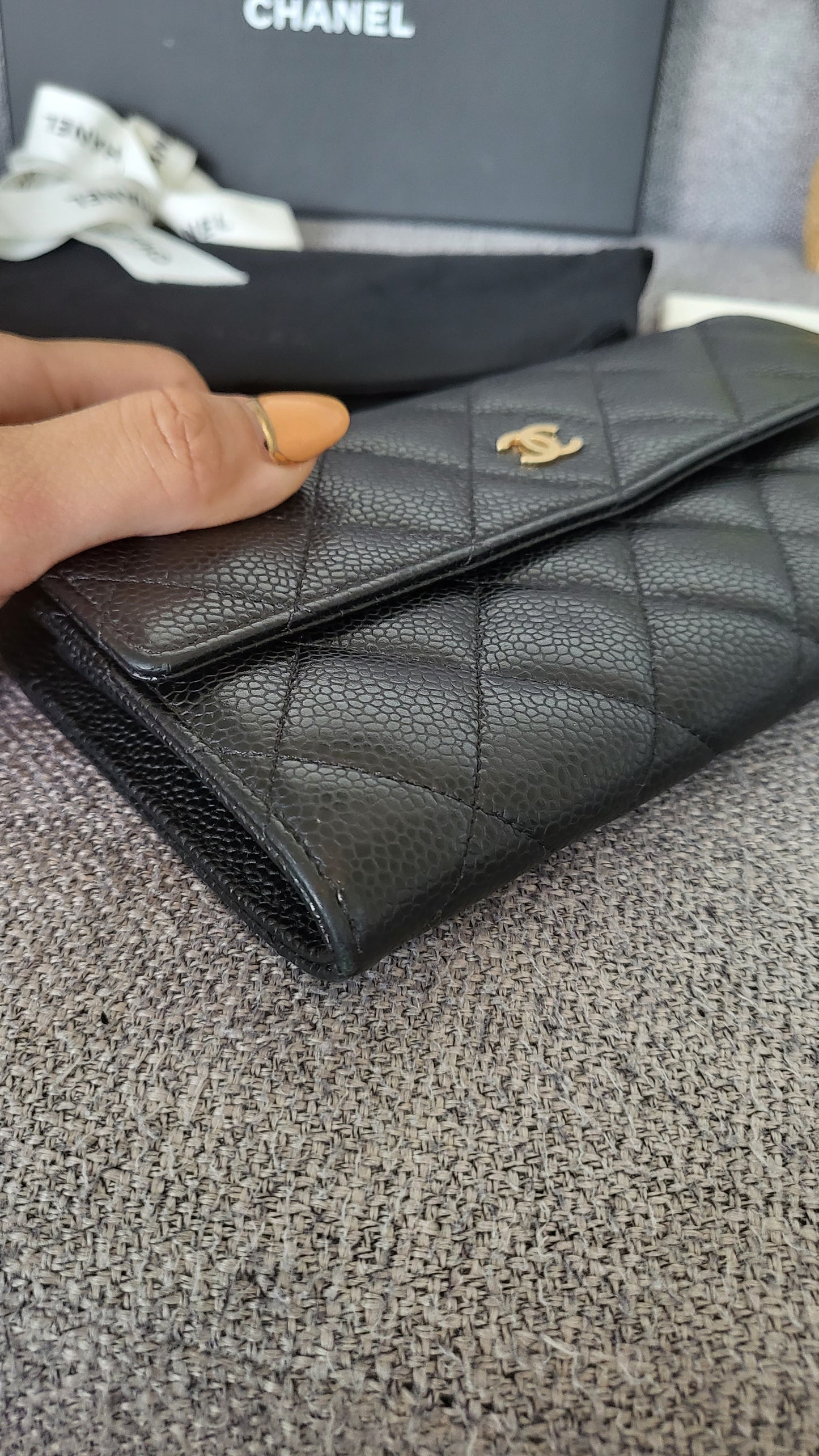 Chanel classic long wallet