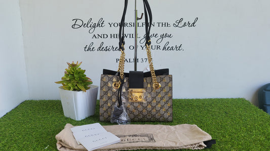 Gucci Padlock Small Tote Bee