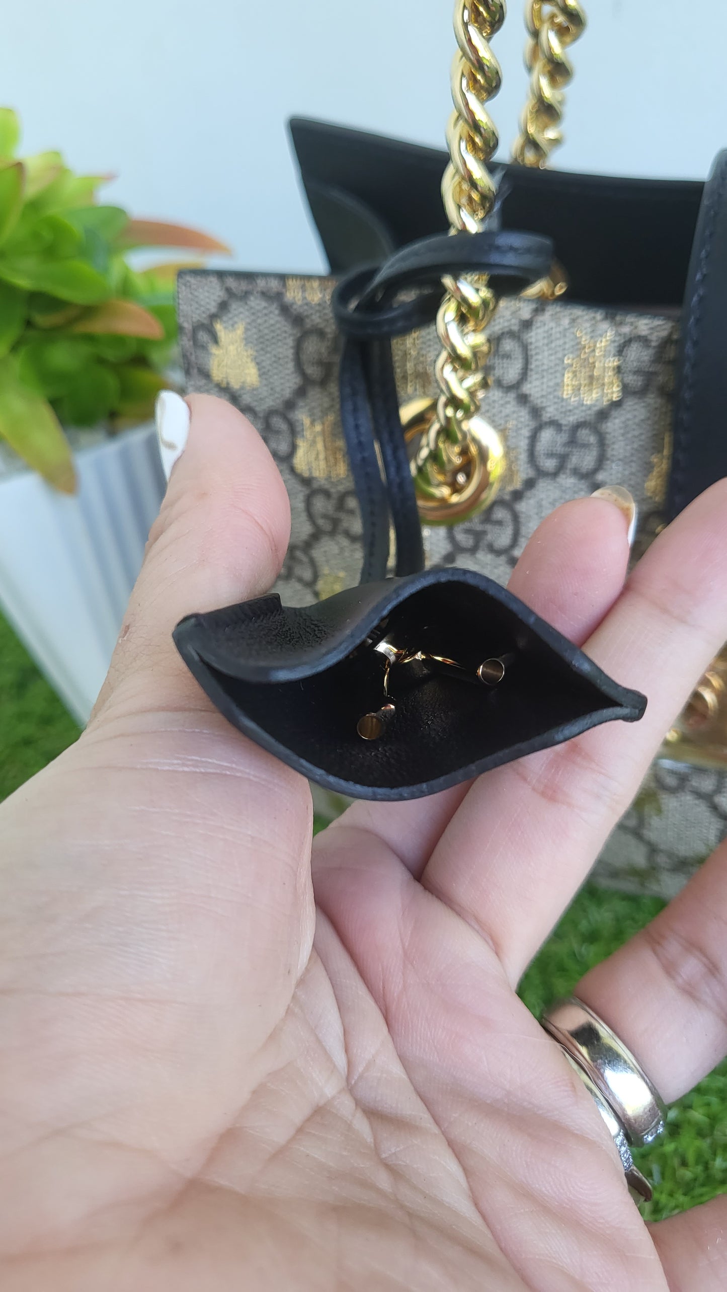 Gucci Padlock Small Tote Bee