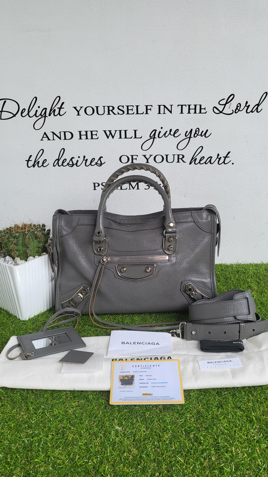 Balenciaga Small Metallic edge