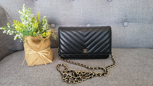 Chanel WOC chevron