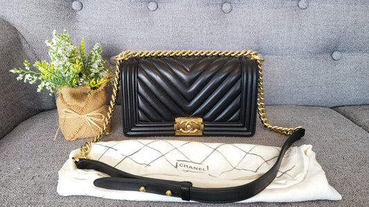Chanel Le Boy Chevron