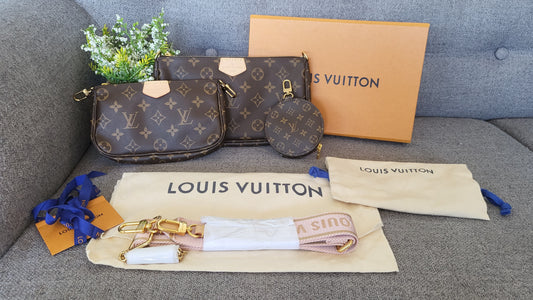 LV multipochette rose