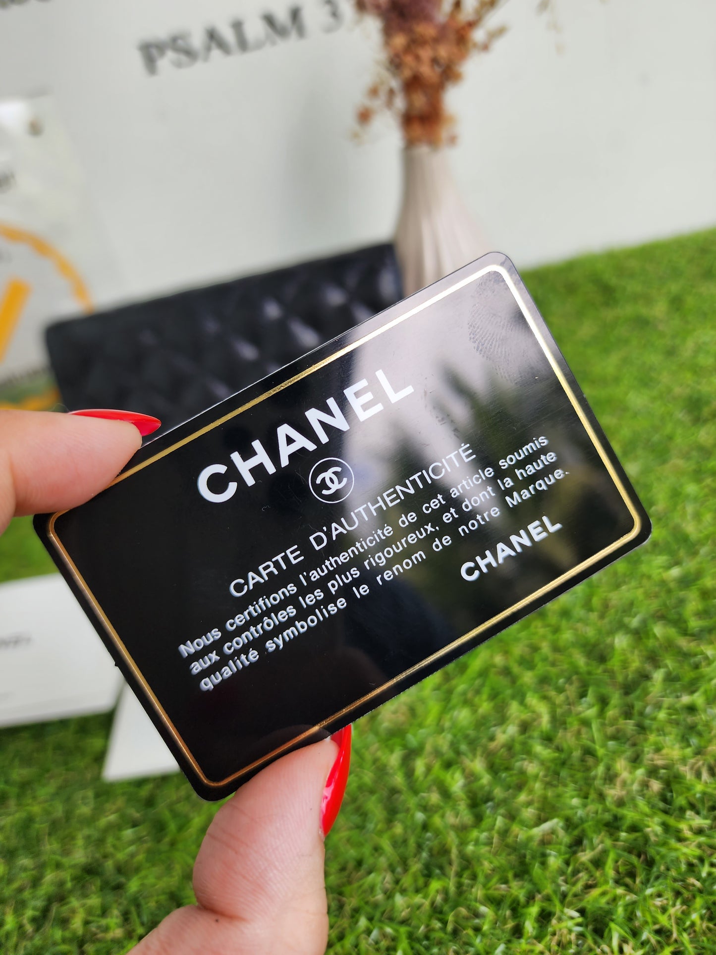 Chanel Bi fold long wallet
