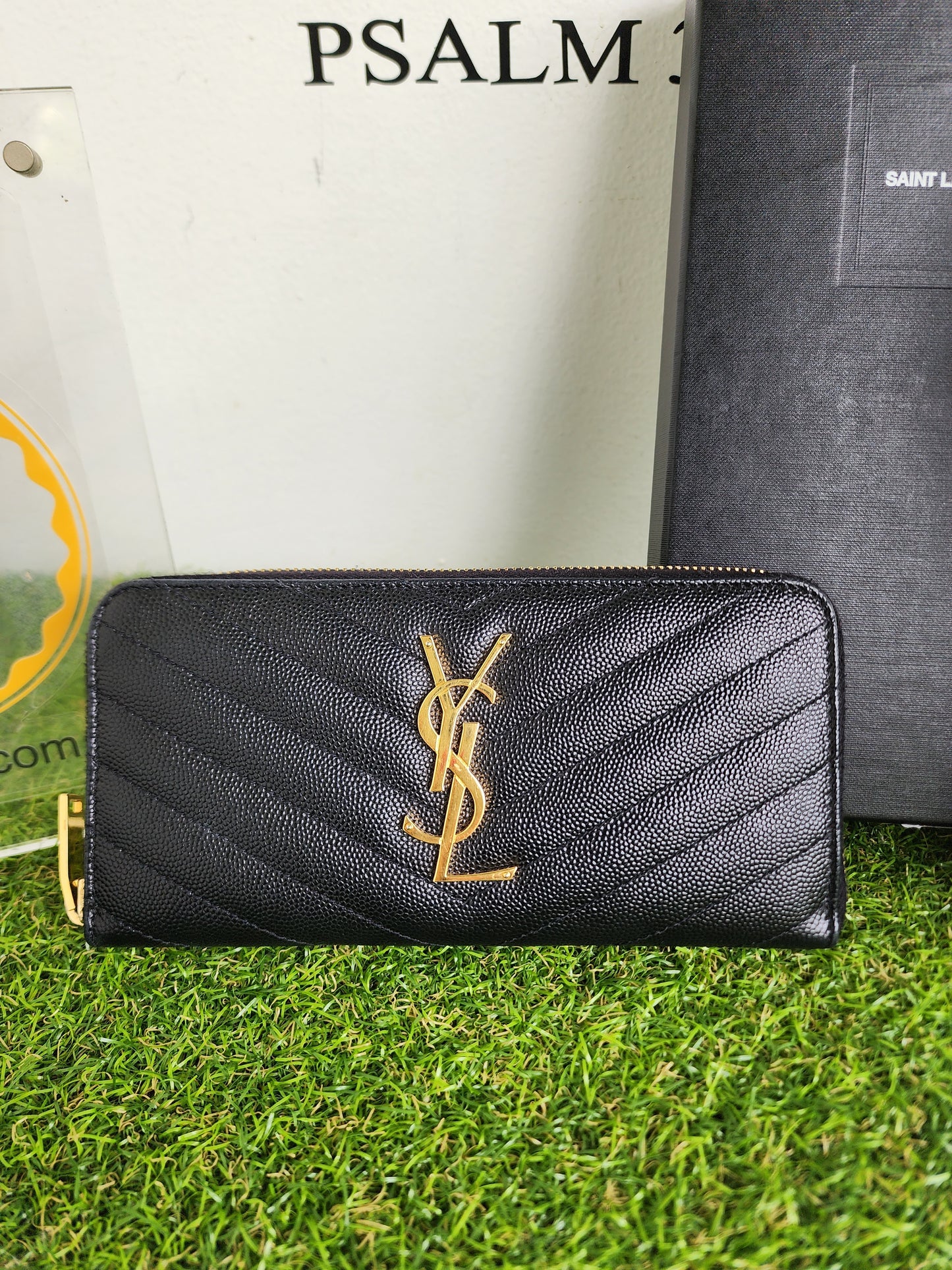 YSL long zippy wallet