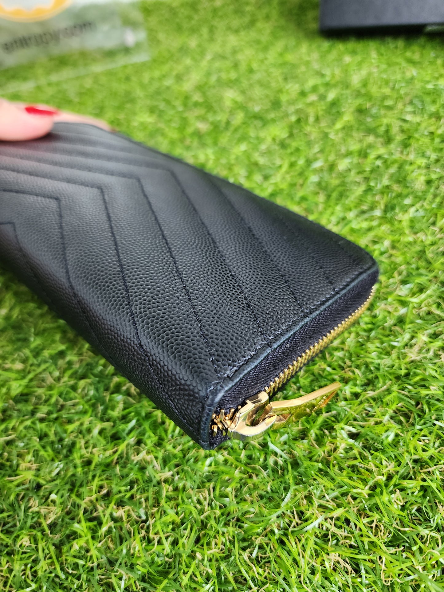 YSL long zippy wallet