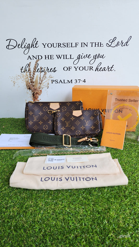 Louis Vuitton Multi Pochette Khaki