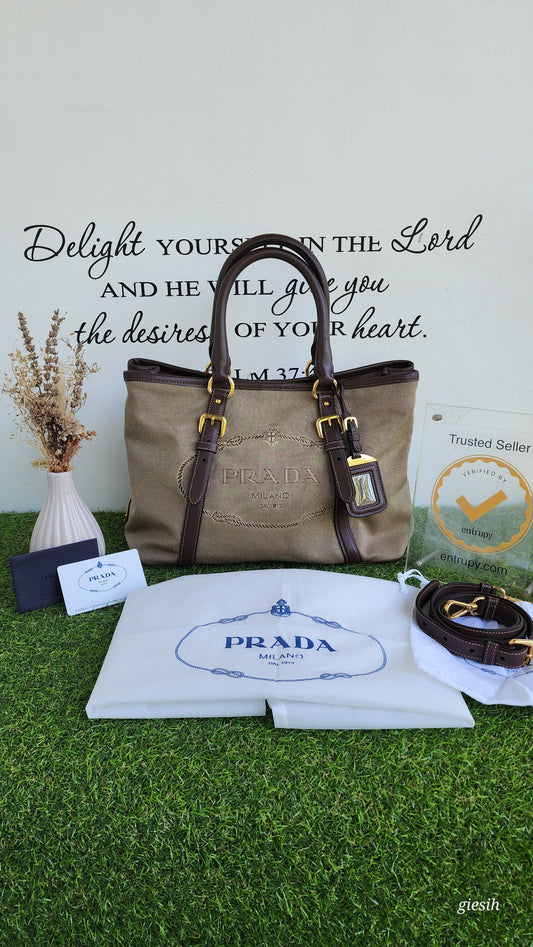 Prada Jacquard 2 way