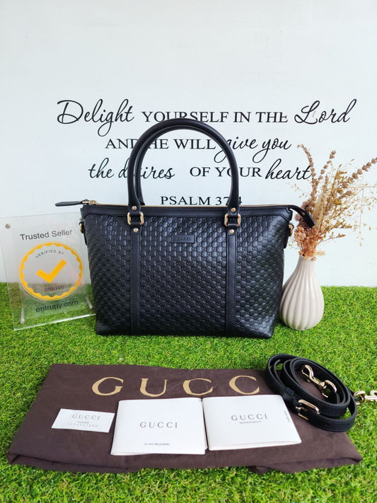 Guccisima 2 way leather bag