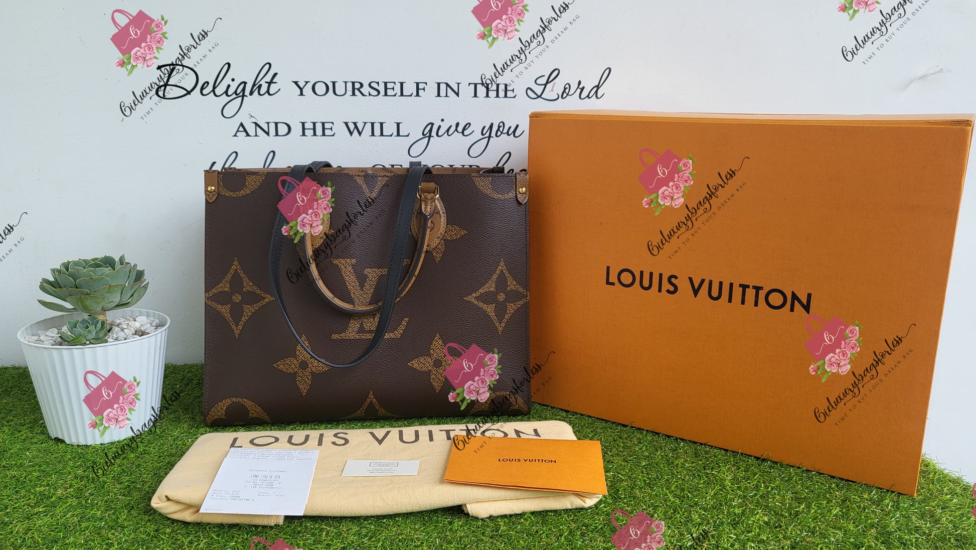 Louis Vuitton OTG MM Reverse Mono – Gieluxurybagsforless