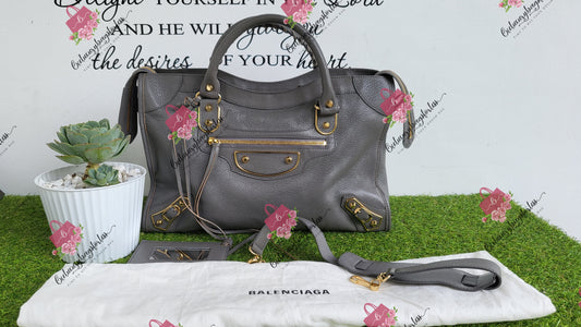 Balenciaga Med Met Edge