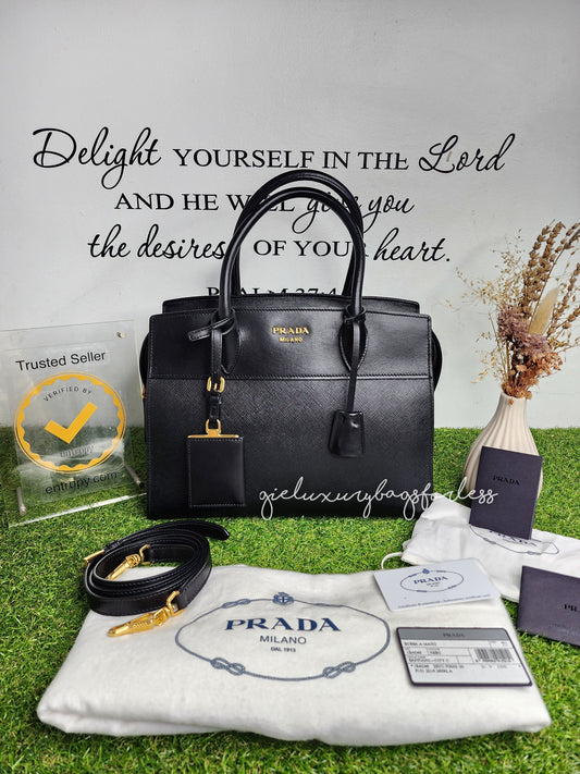 Prada 1ba046 saffiano esplanade