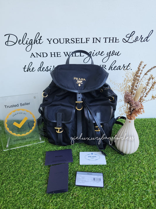 Prada Tessuto + Calf backpack