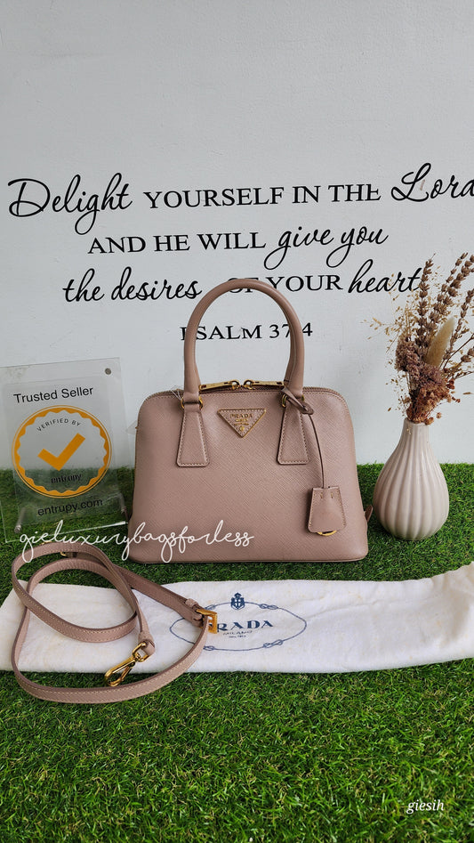 Prada Saffiano Dome Small