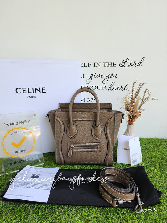 Celine Nano Luggage Souris