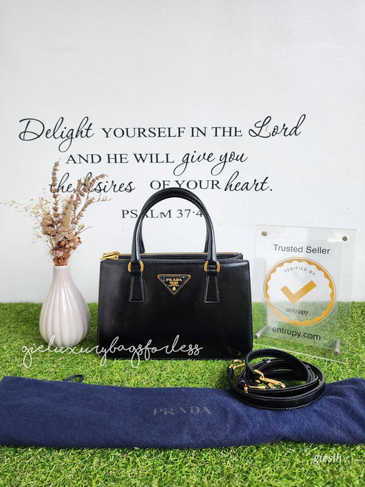 Prada Mini Saffiano Lux Patent